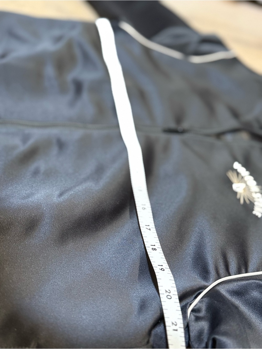 Volcom Black Satin Bomber Jacket Snake Embroidered True To This NWOT Small - Picture 9 of 16
